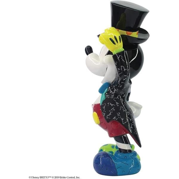 Figurin - Disney - Musse Pigg - Hög hatt - Blank finish - Handmålad