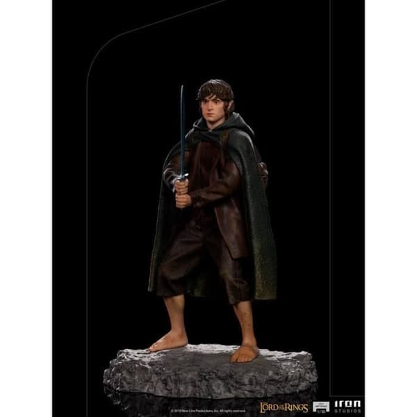 Statyett - JÄRNSTUDIOS - RINGENS HERRE - Frodo - 12 cm - Harts