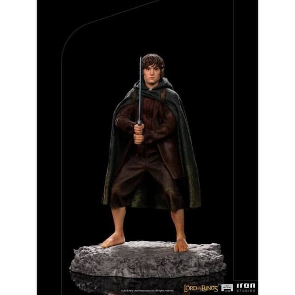 Statyett - JÄRNSTUDIOS - RINGENS HERRE - Frodo - 12 cm - Harts