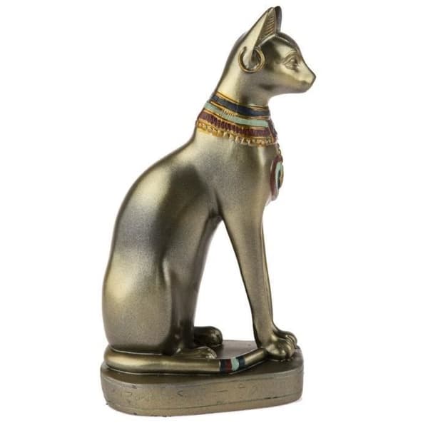 Egyptian Cat Goddess Bastet - Stor modell Höjd 30 Cm