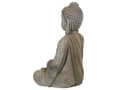 Miniatyrbilde 5 av 7: Dekorativ Figur Grå MgO 41 cm Accent Piece Budda Innendørs Utendørs Dekorasjon Stue