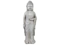Miniatyrbilde 6 av 9: Dekorativ Figur Grå MgO 70 cm Accent Piece Budda Innendørs Utendørs Dekorasjon Stue