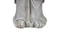Miniatyrbilde 9 av 9: Dekorativ Figur Grå MgO 70 cm Accent Piece Budda Innendørs Utendørs Dekorasjon Stue