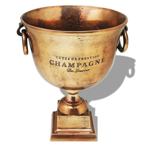 Pokal champagnekylare koppar brun
