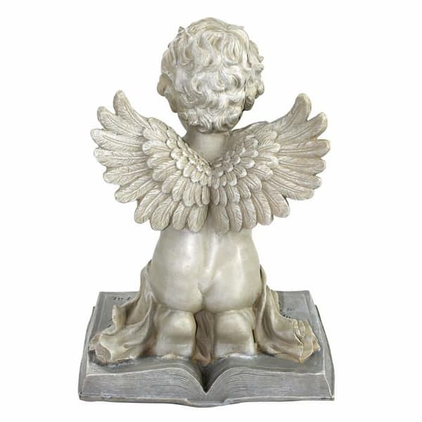 Staty - Design Toscano-statyett - NG30875 - av en bedjande cherubstaty