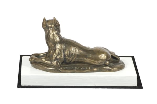 Boxer, Boxer II - koirapatsas, hahmo valkoisella pohjalla, palkinto koiranäyttelyyn Art-Dog