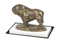 Miniatyrbild 3 av 5: Bulldog I - en hundstatyett, en statyett på vit bas, en trofé för hundutställningen Art-Dog