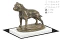 Pikkukuva 5 / 5: Staffordshiren bullterrieri, Staffik, Staffi III - koirapatsas, hahmo valkoisella pohjalla, palkinto koiranäyttelyyn Art-Dog