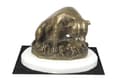 Miniatyrbillede 3 af 5: Staffordshire Bull Terrier, Staffik, Staffi I - hundestatuette, figur på hvid base, trofæ til hundeudstilling af Art-Dog
