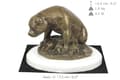 Miniatyrbillede 5 af 5: Staffordshire Bull Terrier, Staffik, Staffi I - hundestatuette, figur på hvid base, trofæ til hundeudstilling af Art-Dog