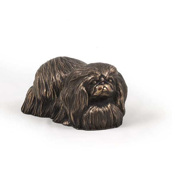 Pekingese - koirapatsas, hahmo valkoisella pohjalla, palkinto koiranäyttelyyn Art-Dog
