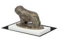 Miniatyrbild 2 av 5: Polish Lowland Sheepdog, PON - hundstatyett, statyett på vit bas, trofé för en hundutställning av Art-Dog