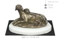 Miniatyrbild 5 av 5: Weimaraner, Weimaraner - hundstatyett, statyett på vit bas, trofé för en hundutställning av Art-Dog