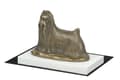Miniatyrbillede 3 af 5: Yorkshire Terrier, York, York, Yorkie - hundestatuette, figur på hvid base, trofæ til en hundeudstilling af Art-Dog