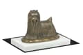 Miniatyrbillede 1 af 5: Yorkshire Terrier, York, York, Yorkie - hundestatuette, figur på hvid base, trofæ til en hundeudstilling af Art-Dog