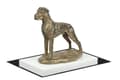 Pikkukuva 1 / 5: Tanskandoggi II - koirapatsas, hahmo valkoisella pohjalla, palkinto Art-Dog koiranäyttelyyn