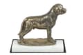 Pikkukuva 1 / 5: Rottweiler II - koirapatsas, hahmo valkoisella pohjalla, palkinto koiranäyttelyyn Art-Dog