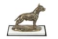 Pikkukuva 3 / 5: Amerikkalainen staffordshiren terrieri, Amstaff, Amstaf - koirapatsas, hahmo valkoisella marmorilla, palkinto koiranäyttelyyn Art-Dog