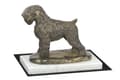 Miniatyrbild 3 av 5: Russian Black Terrier - hundstatyett, statyett på vit marmor, trofé för en hundutställning av Art-Dog