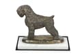 Miniatyrbild 2 av 5: Russian Black Terrier - hundstatyett, statyett på vit marmor, trofé för en hundutställning av Art-Dog