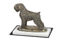 Miniatyrbild 1 av 5: Russian Black Terrier - hundstatyett, statyett på vit marmor, trofé för en hundutställning av Art-Dog