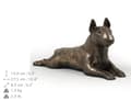 Miniatyrbild 8 av 8: Bull terrier, Bull Terrier IV - hundstatyett, statyett på vit marmor, trofé för en hundutställning av Art-Dog