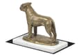 Miniatyrbild 3 av 5: Bullmastiff, Bulmastiff - hundstatyett, statyett på vit marmor, trofé för en hundutställning av Art-Dog