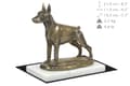 Pikkukuva 5 / 5: Doberman, Dobermann I - koirapatsas, hahmo valkoisella marmorilla, Art-Dogin koiranäyttelyn pokaali