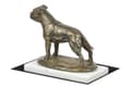 Miniatyrbild 2 av 5: Staffordshire Bull Terrier, Staffik, Staffi III - hundstatyett, statyett på vit marmor, trofé för en hundutställning av Art-Dog