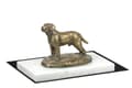 Pikkukuva 3 / 5: Labradorinnoutaja - koirapatsas, hahmo valkoisella marmorilla, palkinto koiranäyttelyyn Art-Dog