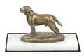 Pikkukuva 1 / 5: Labradorinnoutaja - koirapatsas, hahmo valkoisella marmorilla, palkinto koiranäyttelyyn Art-Dog