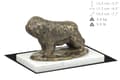 Miniatyrbild 5 av 5: Polish Lowland Sheepdog, PON - hundstatyett, statyett på vit marmor, trofé för en hundutställning av Art-Dog