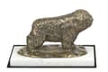 Miniatyrbild 1 av 5: Polish Lowland Sheepdog, PON - hundstatyett, statyett på vit marmor, trofé för en hundutställning av Art-Dog