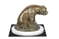 Miniatyrbillede 4 af 5: Rottweiler I - hundestatuette, figur på hvid marmor, trofæ til en hundeudstilling af Art-Dog