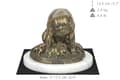 Miniatyrbillede 5 af 5: Rottweiler I - hundestatuette, figur på hvid marmor, trofæ til en hundeudstilling af Art-Dog