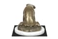 Miniatyrbillede 1 af 5: Rottweiler I - hundestatuette, figur på hvid marmor, trofæ til en hundeudstilling af Art-Dog