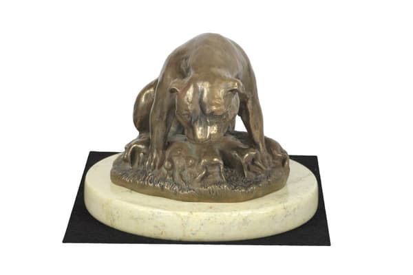 American Staffordshire terrier, Amstaff, Amstaf I - hundestatuette, hundesilhuetfigur, hundeudstillingstrofæ af Art-Dog