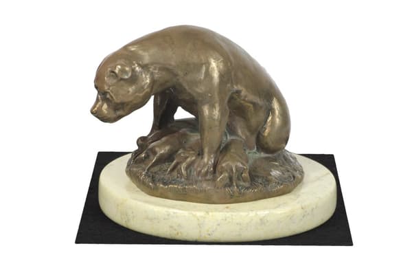 American Staffordshire terrier, Amstaff, Amstaf I - hundestatuette, hundesilhuetfigur, hundeudstillingstrofæ af Art-Dog