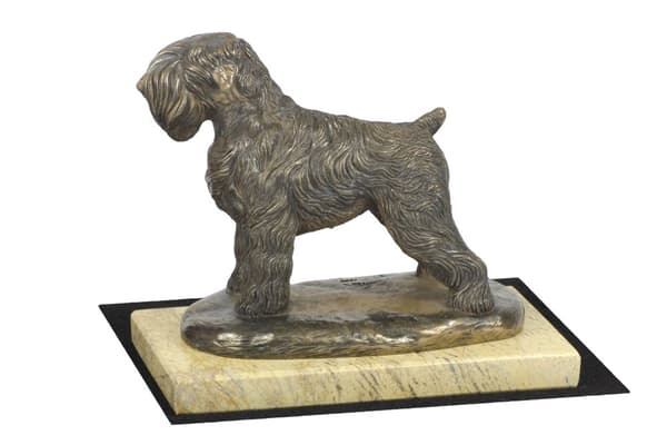 Russian Black Terrier - hundstatyett, hundsilhuettfigur, hundutställningstrofé av Art-Dog