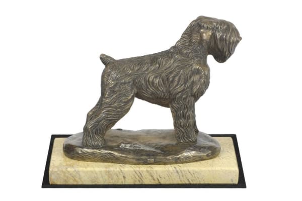 Russian Black Terrier - hundstatyett, hundsilhuettfigur, hundutställningstrofé av Art-Dog