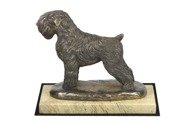 Russian Black Terrier - hundstatyett, hundsilhuettfigur, hundutställningstrofé av Art-Dog