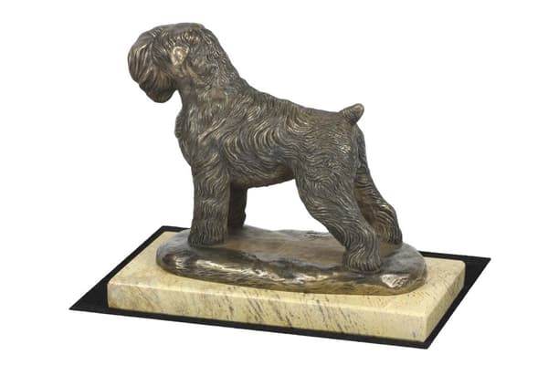 Russian Black Terrier - hundstatyett, hundsilhuettfigur, hundutställningstrofé av Art-Dog