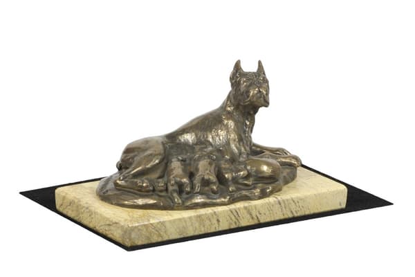 Boxer, Boxer II - hundestatuette, hundesilhuetfigur, hundeudstillingstrofæ af Art-Dog