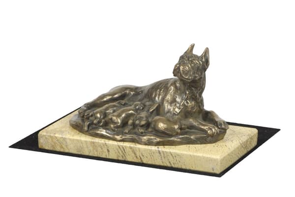 Boxer, Boxer II - hundestatuette, hundesilhuetfigur, hundeudstillingstrofæ af Art-Dog