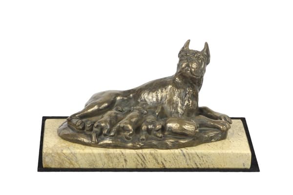 Boxer, Boxer II - hundestatuette, hundesilhuetfigur, hundeudstillingstrofæ af Art-Dog
