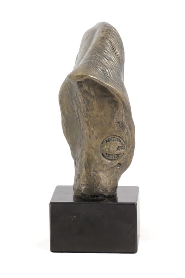 Araberhest - elegant statuette, hestebuste på stenbund, hestevæddeløbstrofæ af Art-Dog