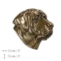 Miniatyrbild 3 av 3: Fila Brasileiro, brasiliansk mastiff - minnestavla med en hund, personligt tack, pris, diplom med dedikation av varumärket Art-Dog