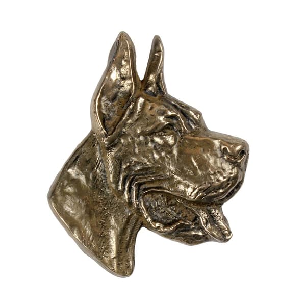 Great Dane - mindeplade med en hund, personlig tak, pris, diplom med dedikation af Art-Dog-mærket