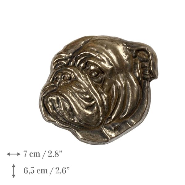 Bulldog - en minnestavla med en hund, en personlig tacklapp, ett pris, ett diplom med en dedikation från varumärket Art-Dog