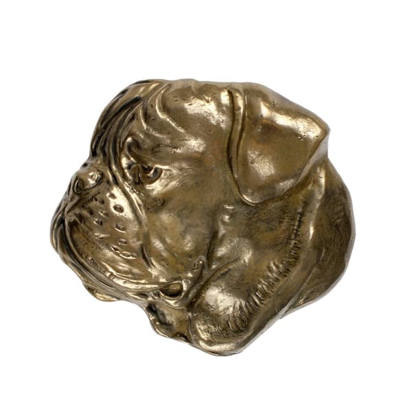 Bullmastiff, Bulmastiff - mindeplade med en hund, personlig tak, pris, diplom med dedikation af Art-Dog-mærket